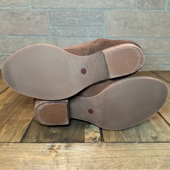 Blondo Nestle Waterproof Suede Knee High Fringe Zip Boot / Size 5.5M Women - Picture 13 of 16